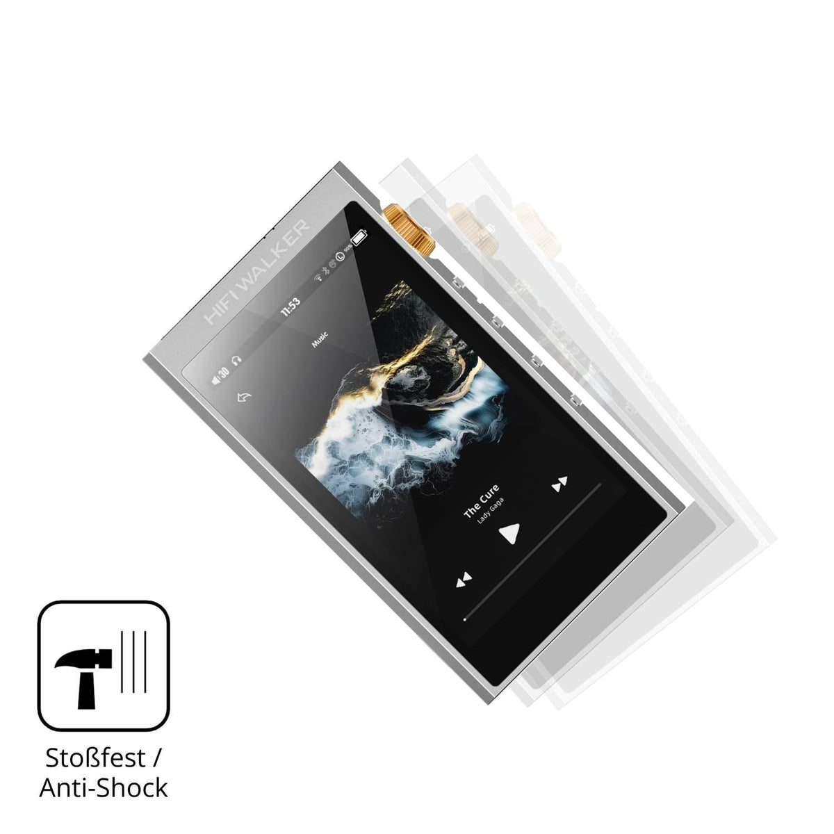 2x 9H Schutzfolie für HIFI WALKER G7 Pro Panzerfol (4)