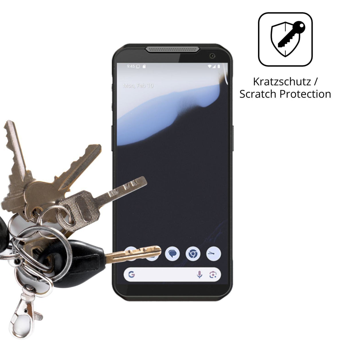 4x Schutzfolie matt für Point Mobile MF52 Display- (4)