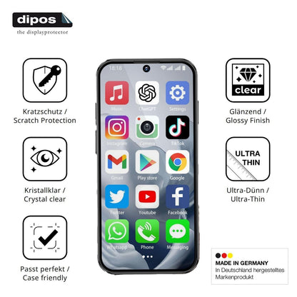 4x Schutzfolie klar für BLKE 19 Pro Display-Schutz (7)