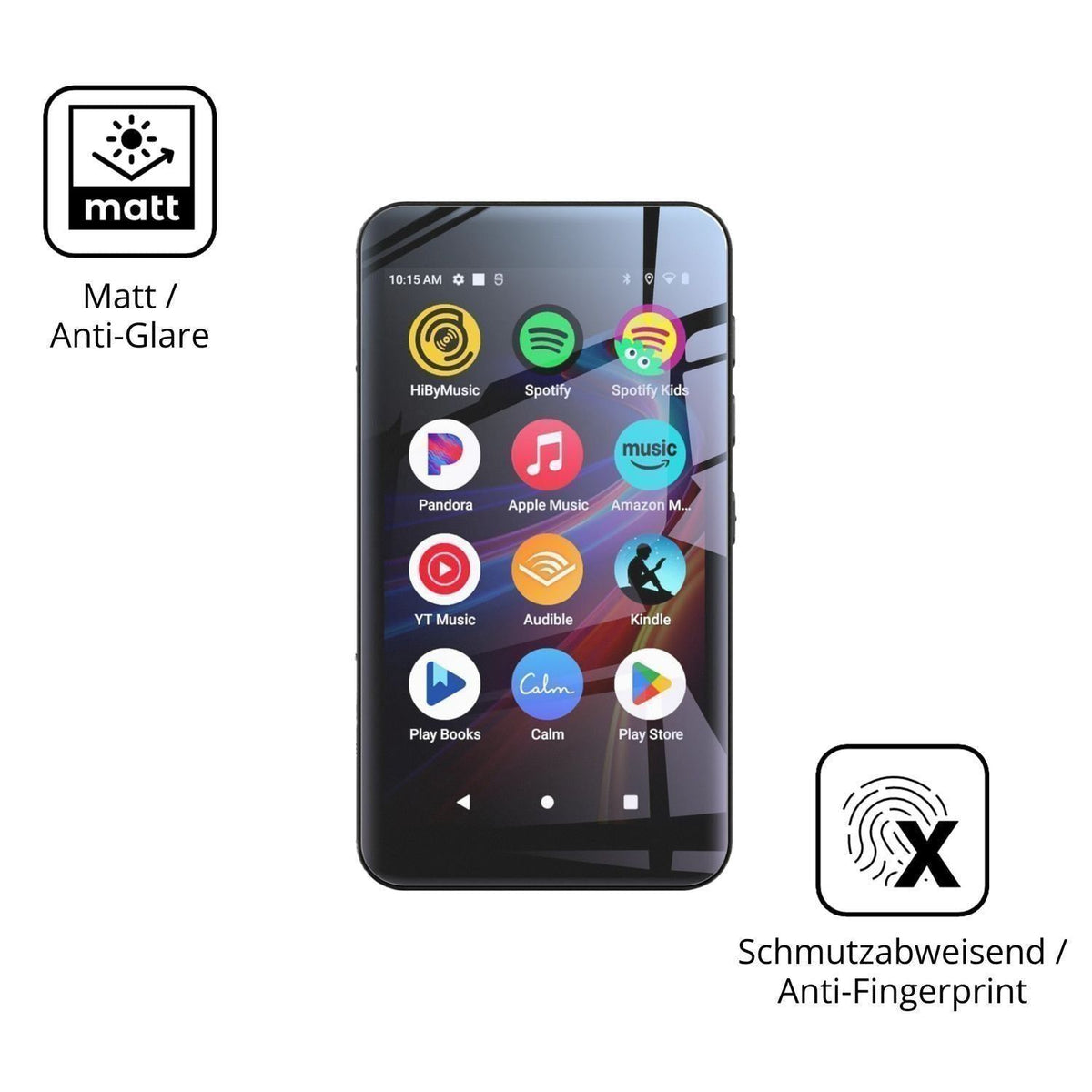 4x Schutzfolie matt für innioasis G5 MP3-Player Di (5)