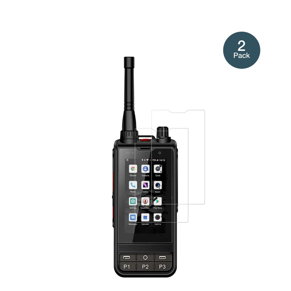 2x 9H Schutzfolie für ANYSECU W6 Plus Panzerfolie (2)