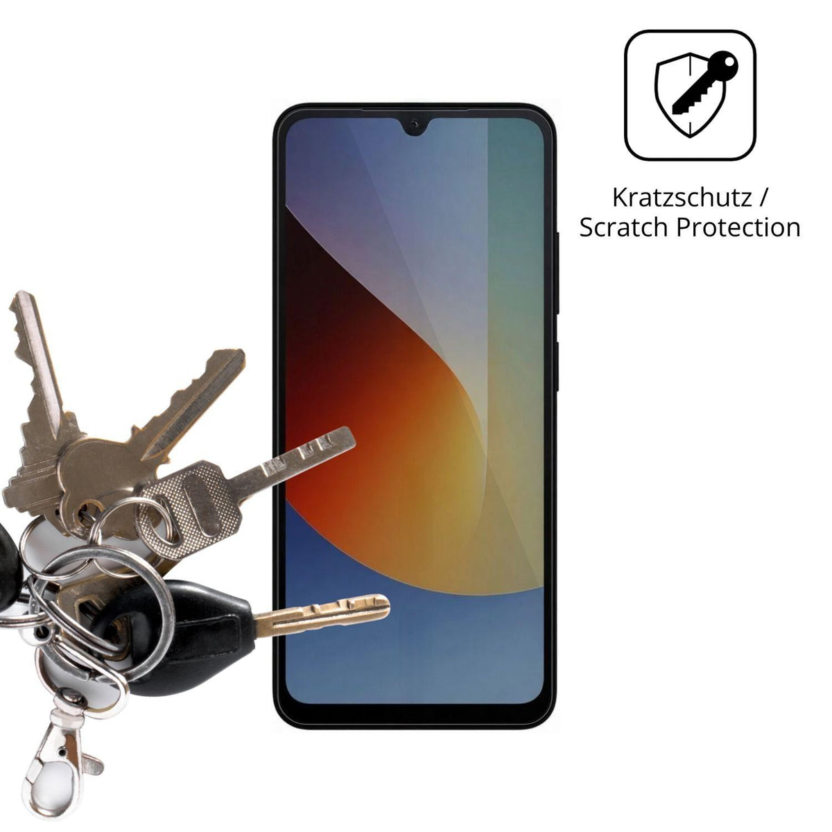 4x Schutzfolie klar für Redmi A7 Display-Schutzfol (4)