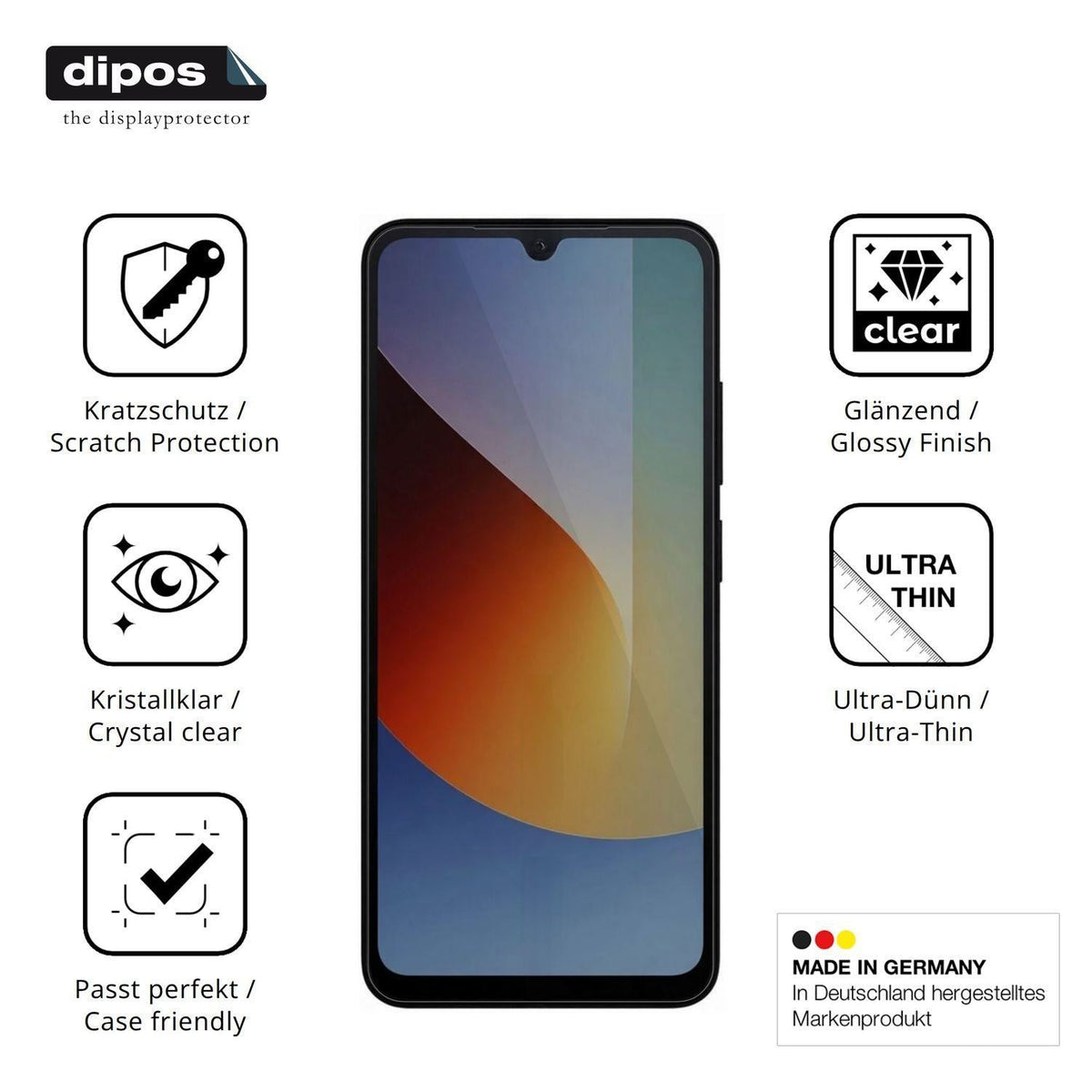 4x Schutzfolie klar für Redmi A7 Display-Schutzfol (7)