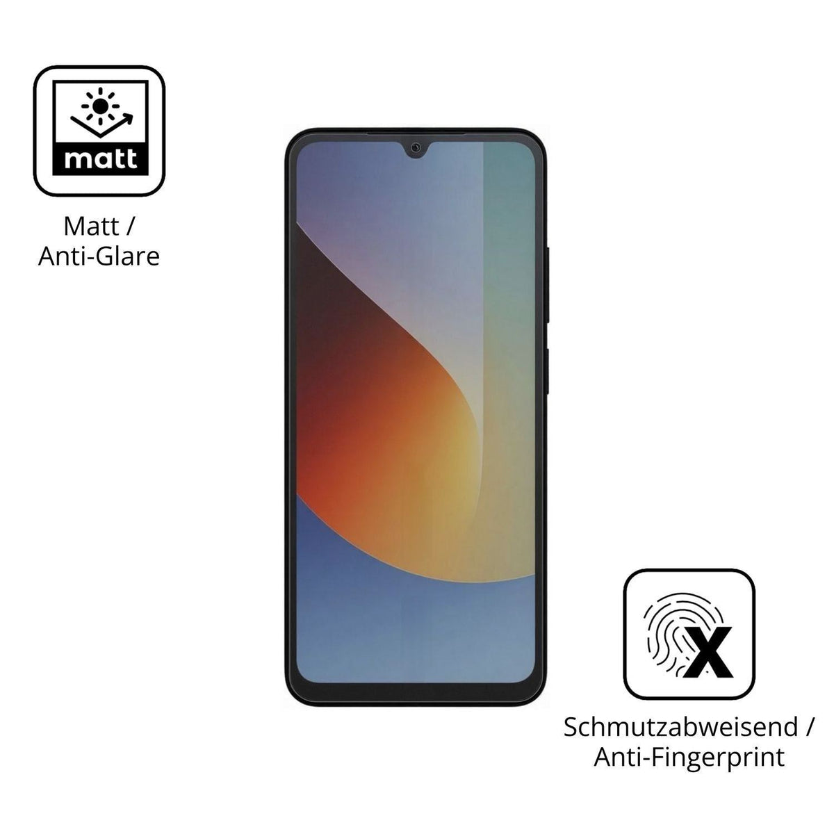 4x Schutzfolie matt für Redmi A7 Display-Schutzfol (5)