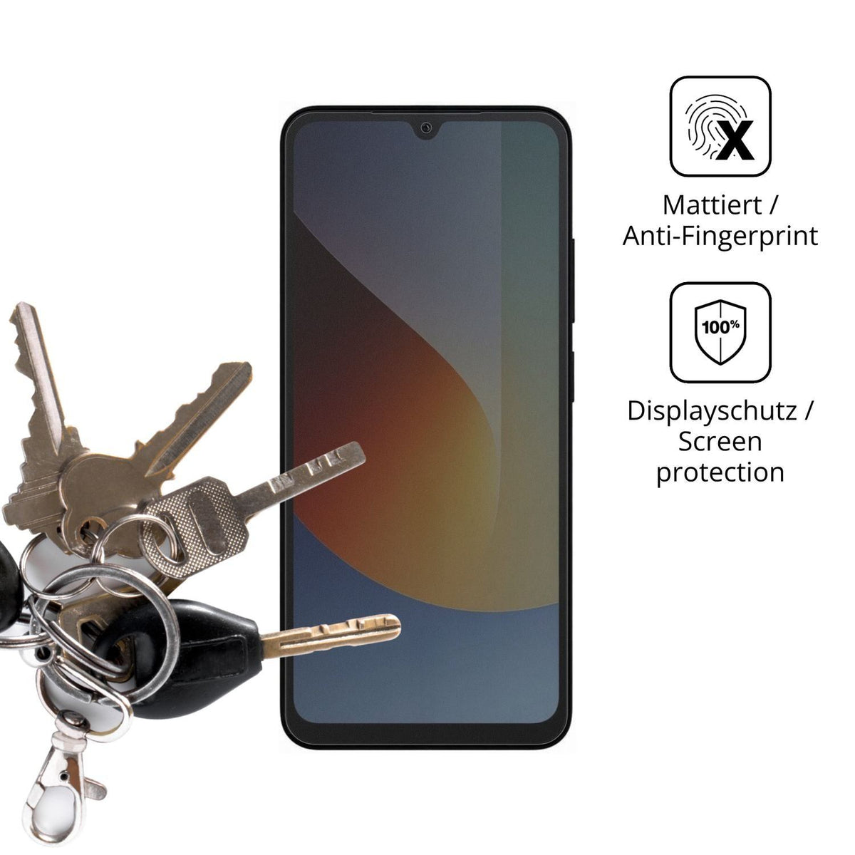 Blickschutzfolie für Redmi A7 matt Schutzfolie Pri (3)