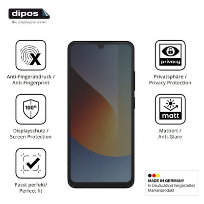 Blickschutzfolie für Redmi A7 matt Schutzfolie Pri (5)