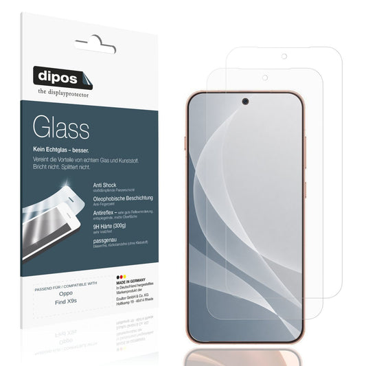2x 9H Schutzfolie matt für Oppo Find X9s Panzerfol (1)