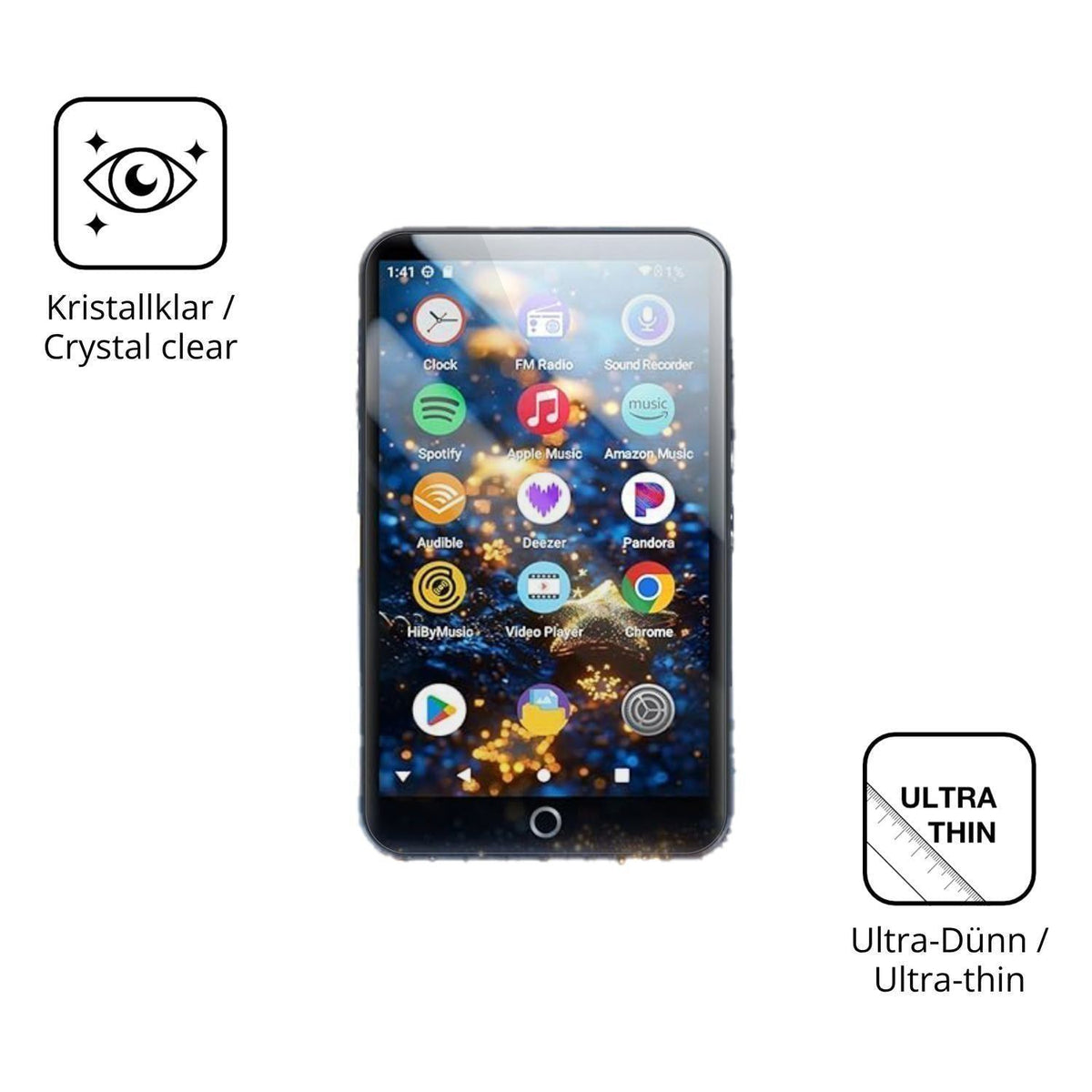 4x Schutzfolie klar für MECHEN H10 Lite Display-Sc (5)