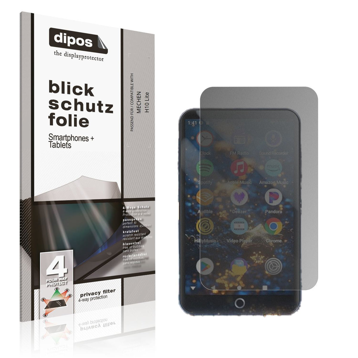 Blickschutzfolie für MECHEN H10 Lite matt Schutzfo (1)