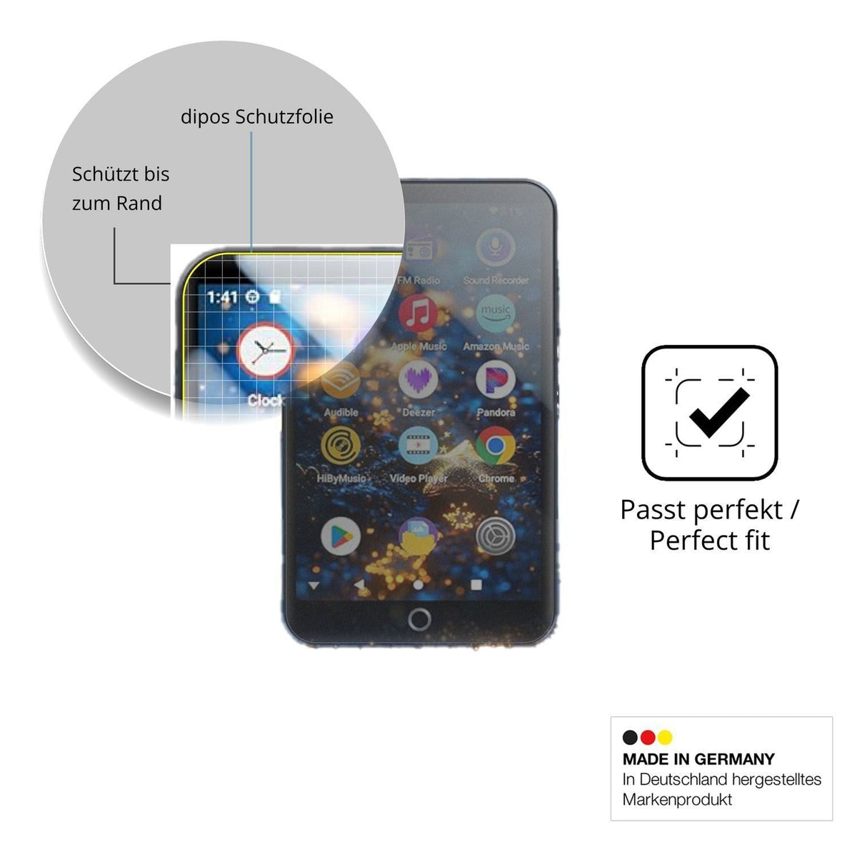 Blickschutzfolie für MECHEN H10 Lite matt Schutzfo (4)