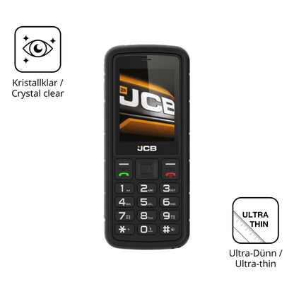 4x Schutzfolie klar für JCB Tradesman 2F Display-S (5)
