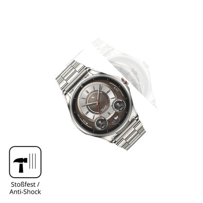 2x Full Cover Schutzfolie matt für Huawei Watch Bu (4)