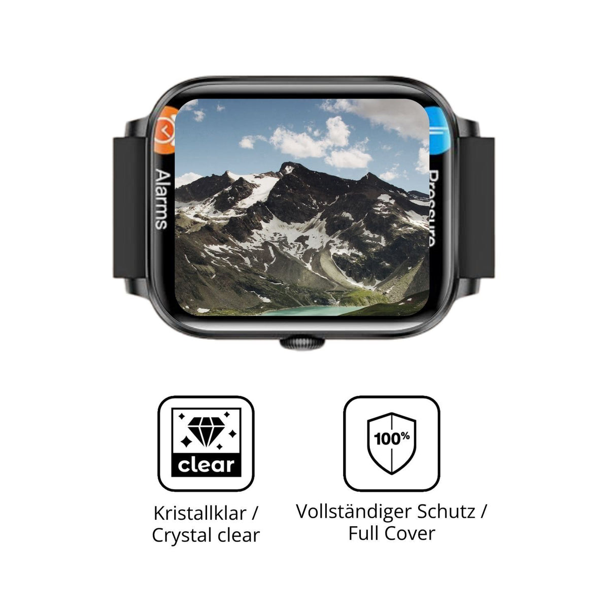 2x 3D Full Cover Schutzfolie für ASWEE P6 (5)