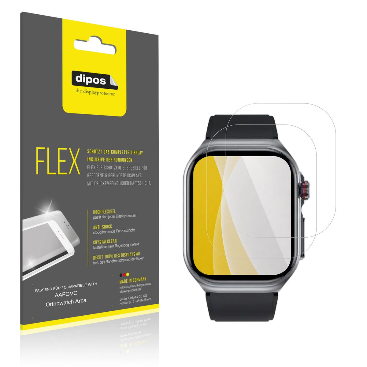2x 3D Full Cover Schutzfolie für AAFGVC Orthowatch (1)
