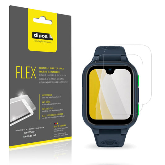 2x 3D Full Cover Schutzfolie für Ice-Watch Ice Kid (1)