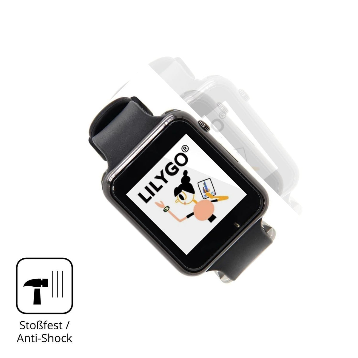 2x 3D Full Cover Schutzfolie für LILYGO T-Watch S3 (4)
