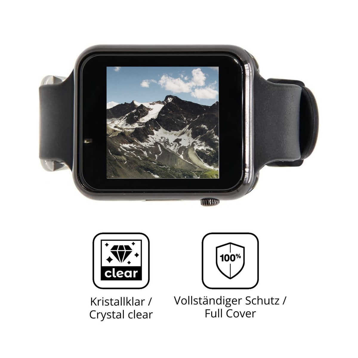 2x 3D Full Cover Schutzfolie für LILYGO T-Watch S3 (5)