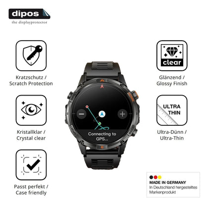 6x Schutzfolie klar für idomars YK15 Display-Schut (7)