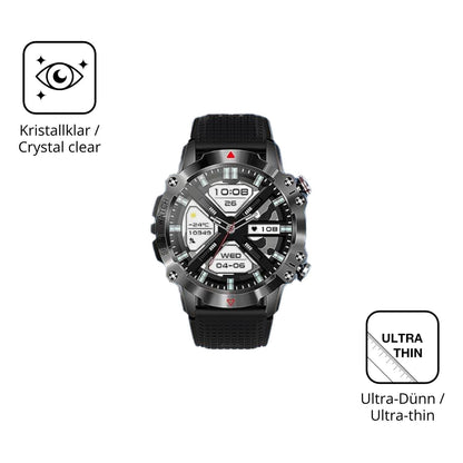 6x Schutzfolie klar für Mdawnpeaks KR10 Display-Sc (5)