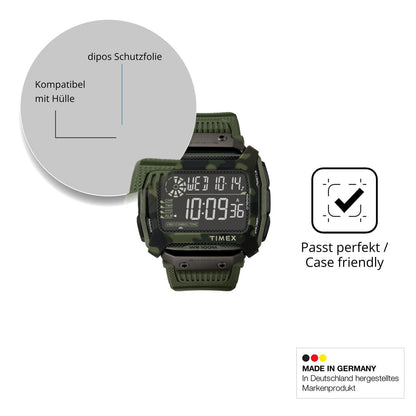 6x Schutzfolie matt für Timex Command Shock Displa (6)