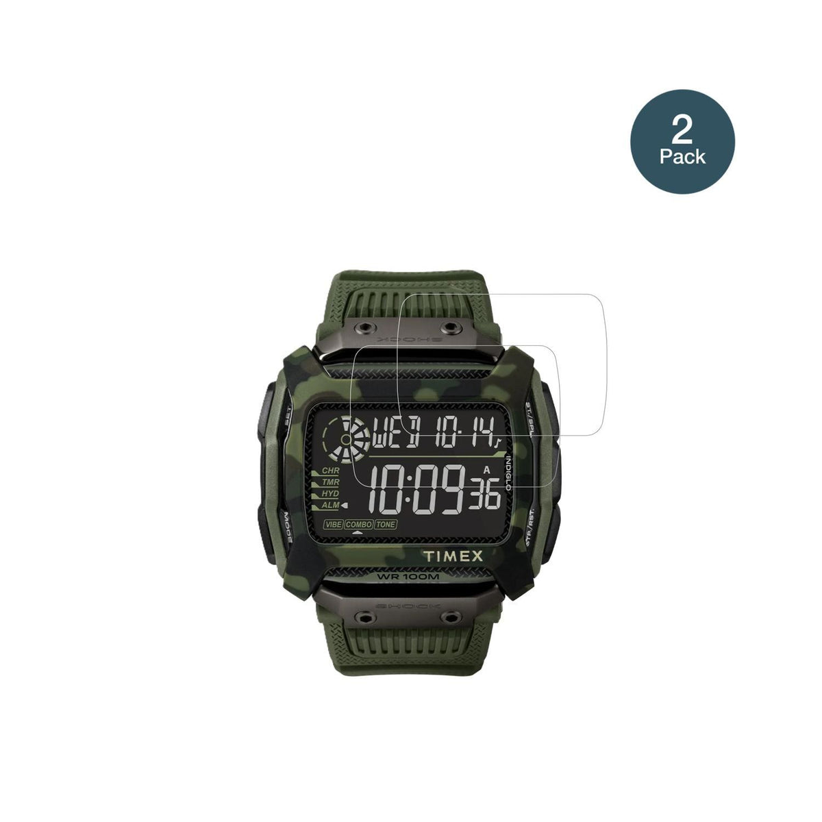 2x 9H Schutzfolie für Timex Command Shock Panzerfo (2)