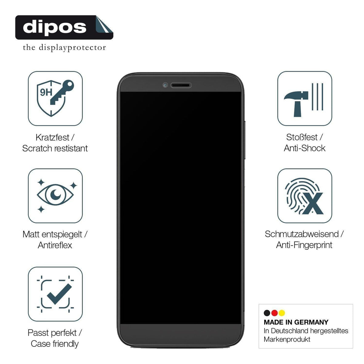 2x 9H Schutzfolie matt für Coolpad Legacy S Panzer (7)