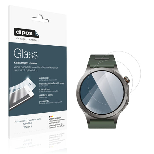 2x 9H Schutzfolie für OnePlus Watch 4 Panzerfolie (1)