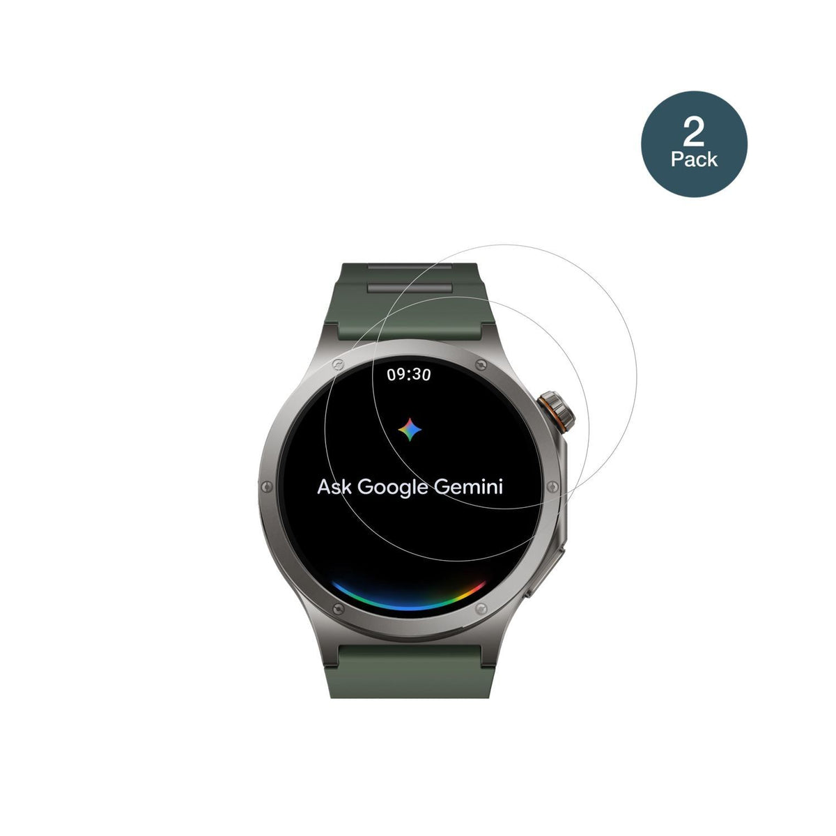 2x 9H Schutzfolie für OnePlus Watch 4 Panzerfolie (2)
