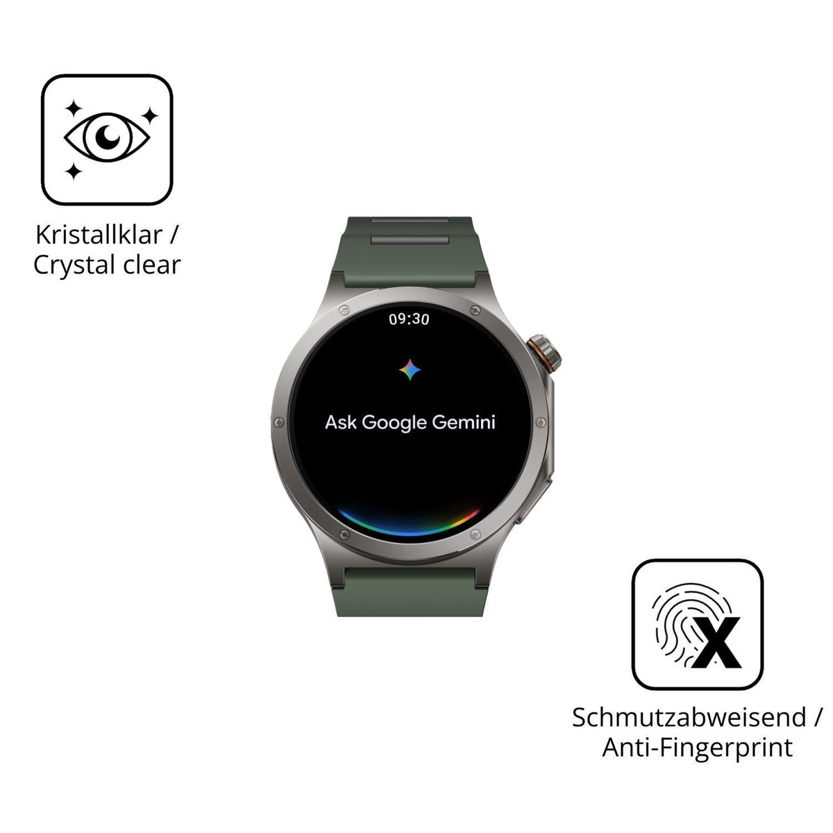 2x 9H Schutzfolie für OnePlus Watch 4 Panzerfolie (5)