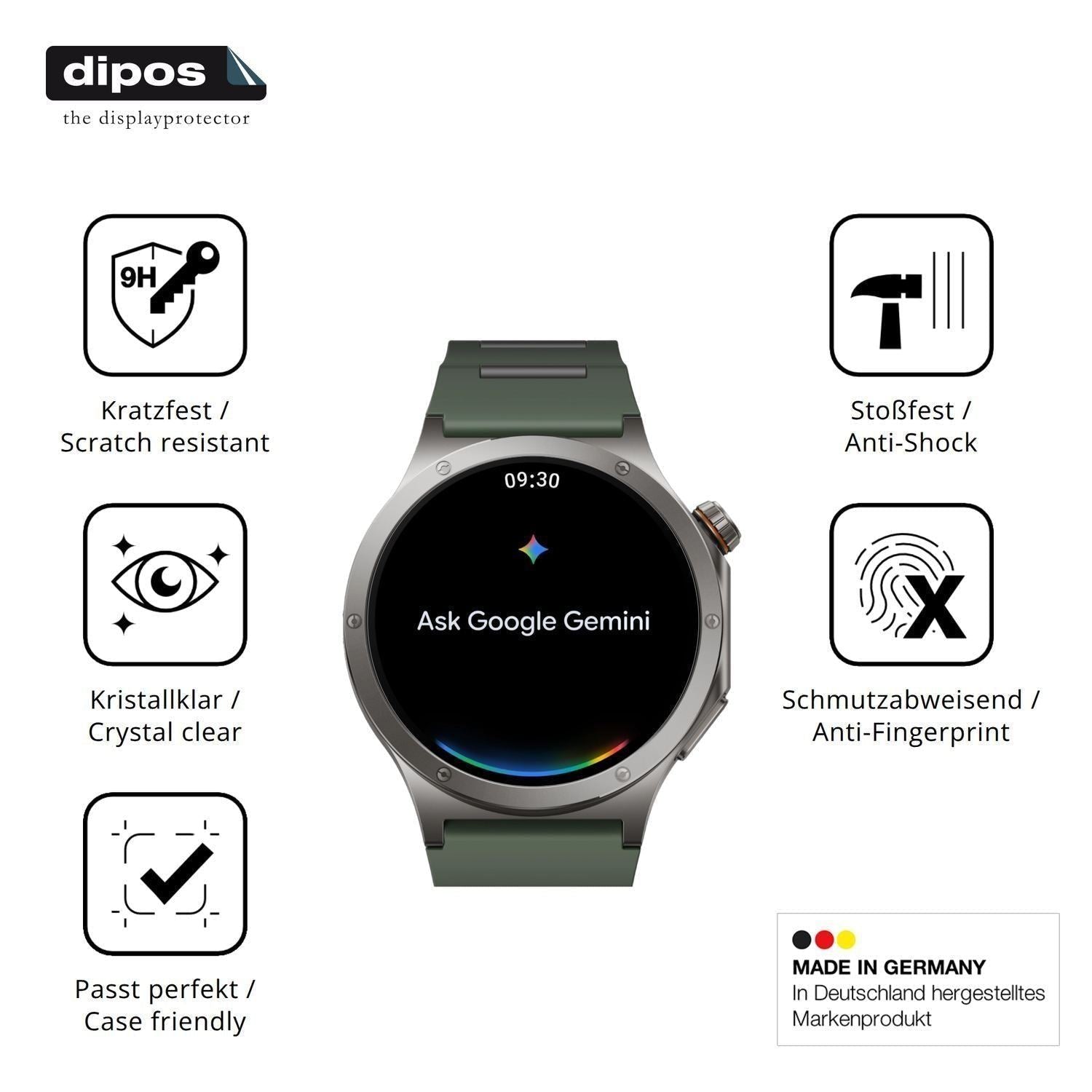 2x 9H Schutzfolie für OnePlus Watch 4 Panzerfolie (7)