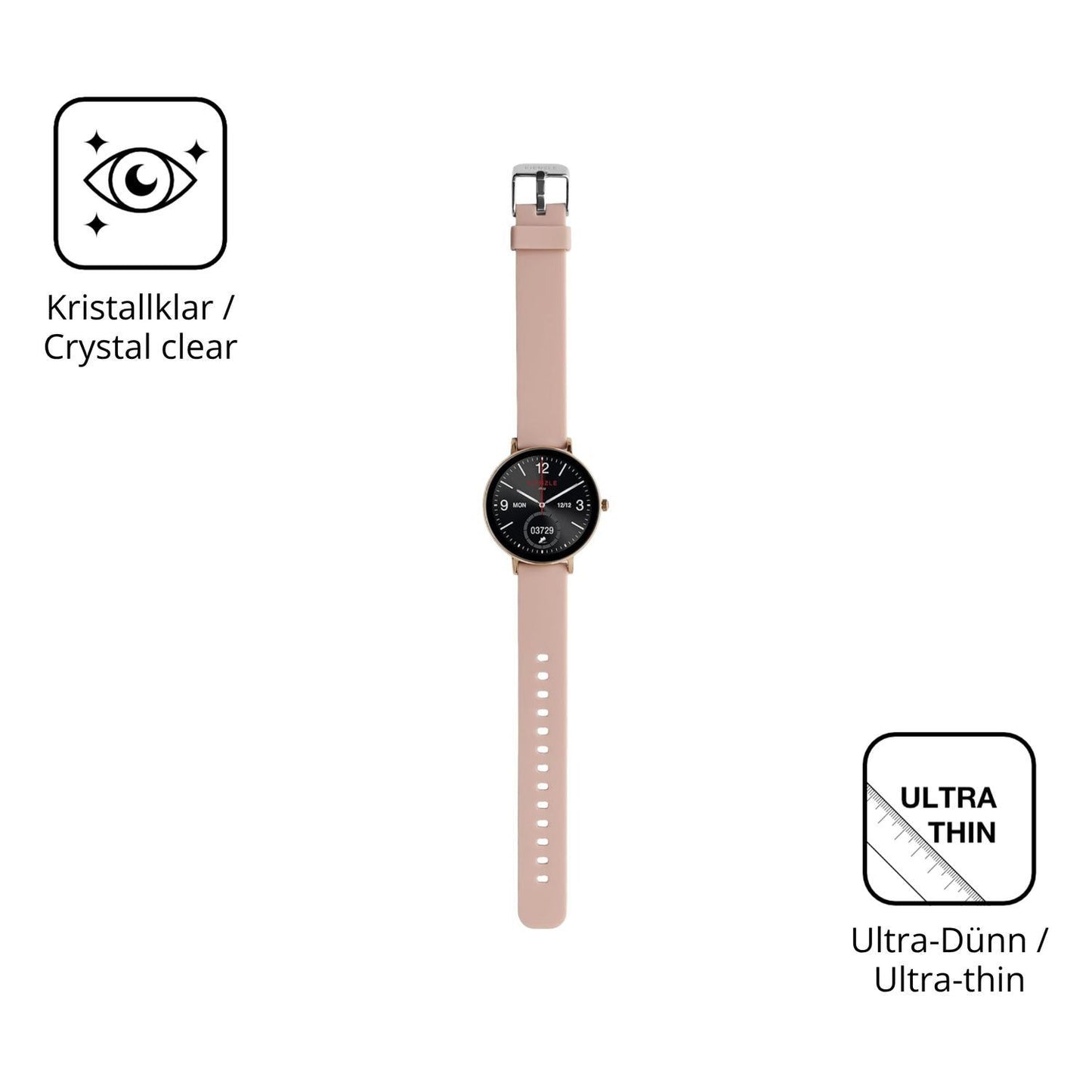 6x Schutzfolie klar für Kienzle Active SmartSlim D (5)
