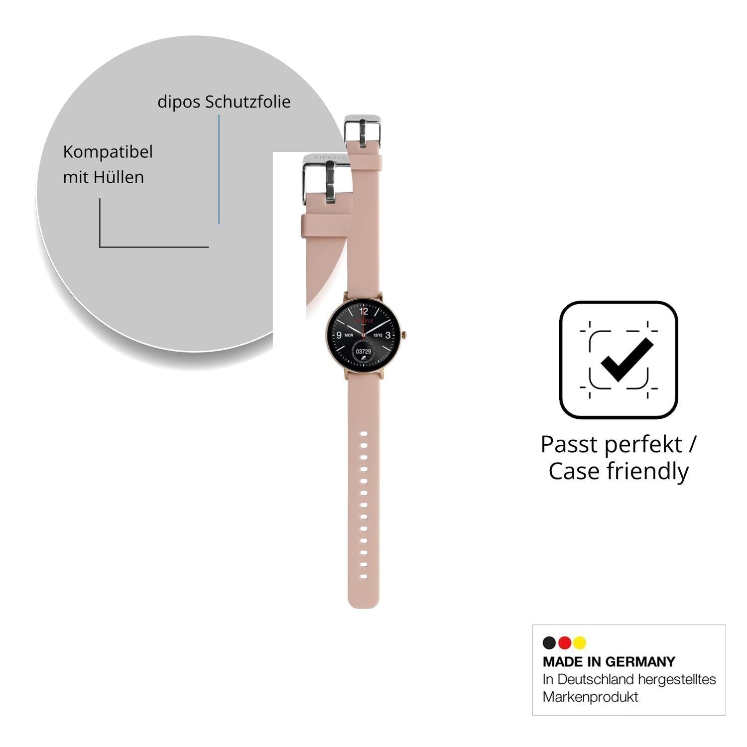 6x Schutzfolie klar für Kienzle Active SmartSlim D (6)