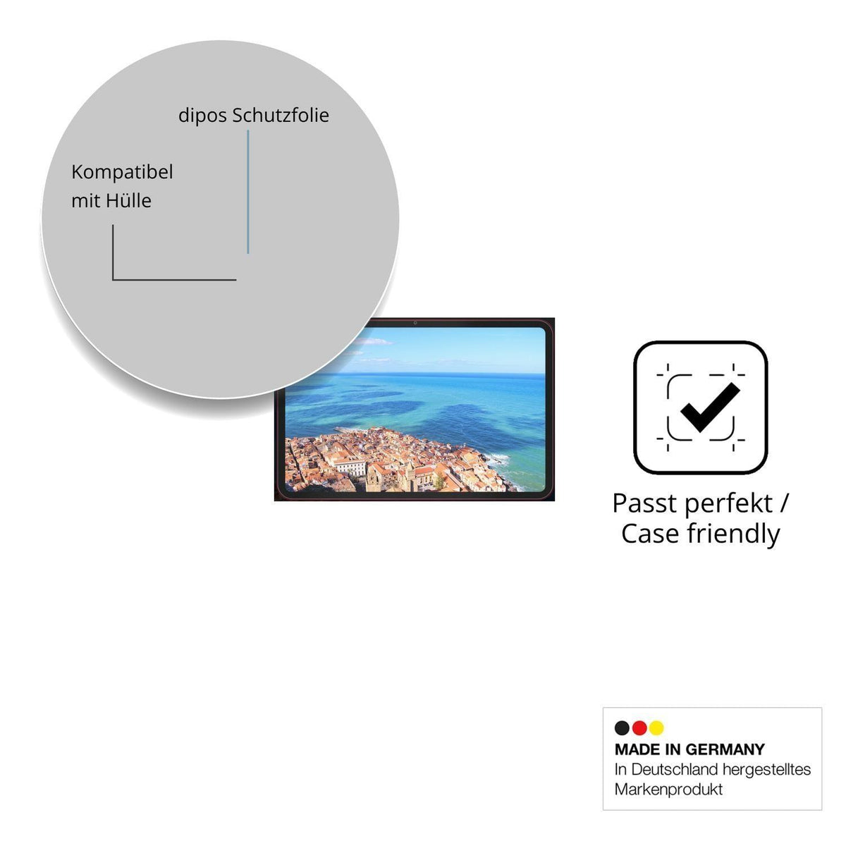 2x Schutzfolie matt für TECLAST T65 Plus Display-S (6)