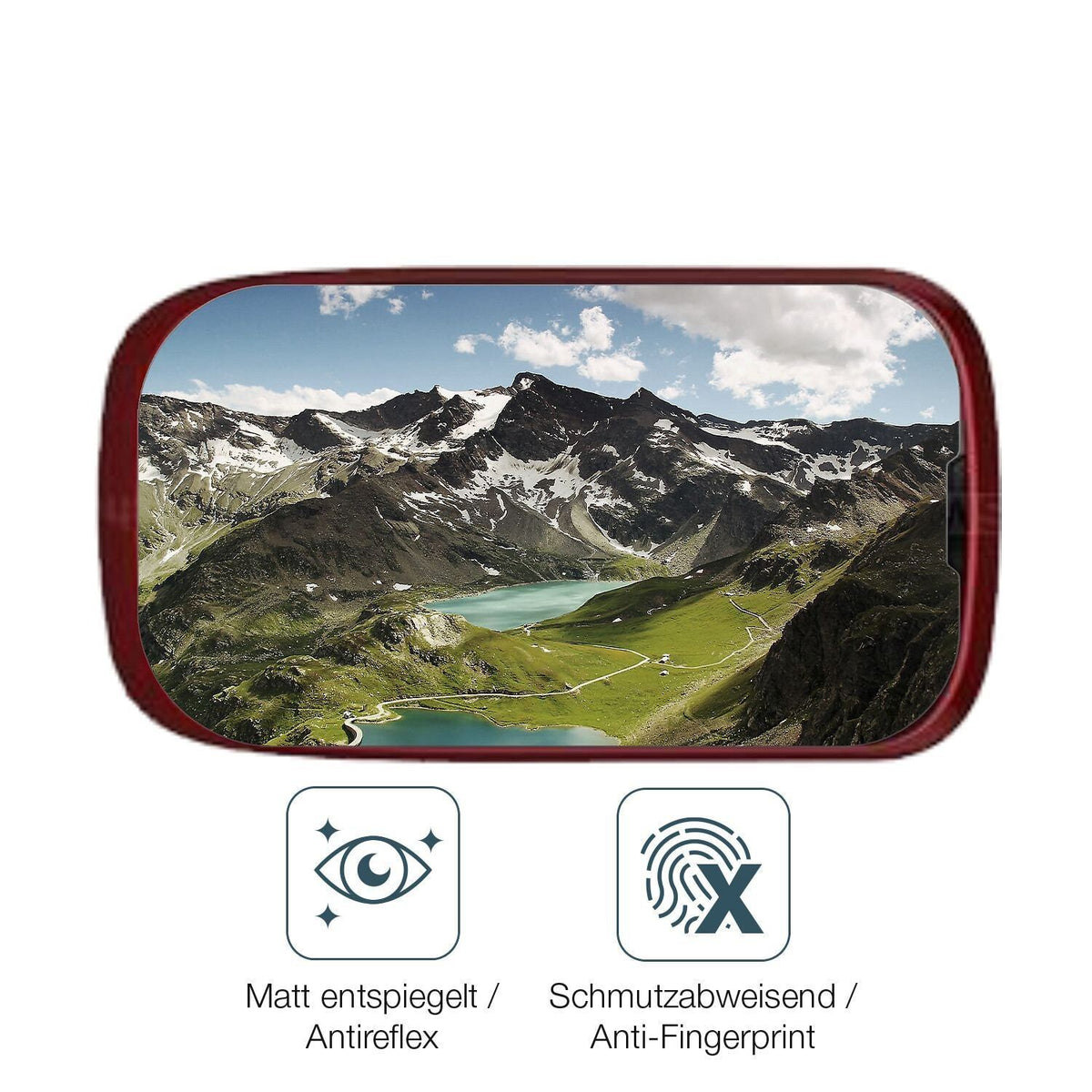 2x 9H Schutzfolie matt für Coolpad 8020 Panzerfoli (5)