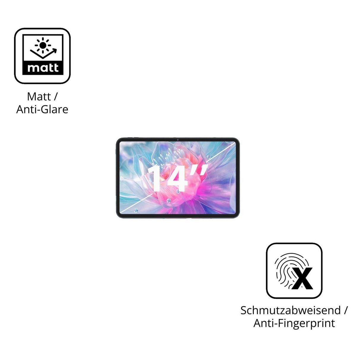 2x Schutzfolie matt für LEVIRTU M328 Display-Schut (5)