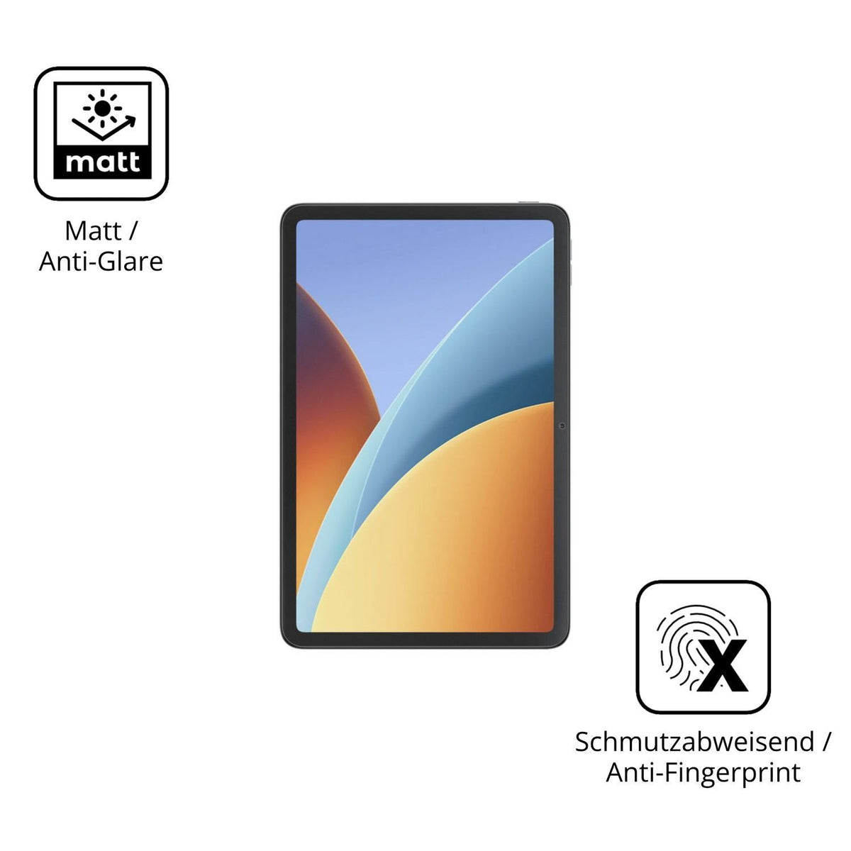 2x Schutzfolie matt für Redmi Pad 2 9.7 Display-Sc (5)