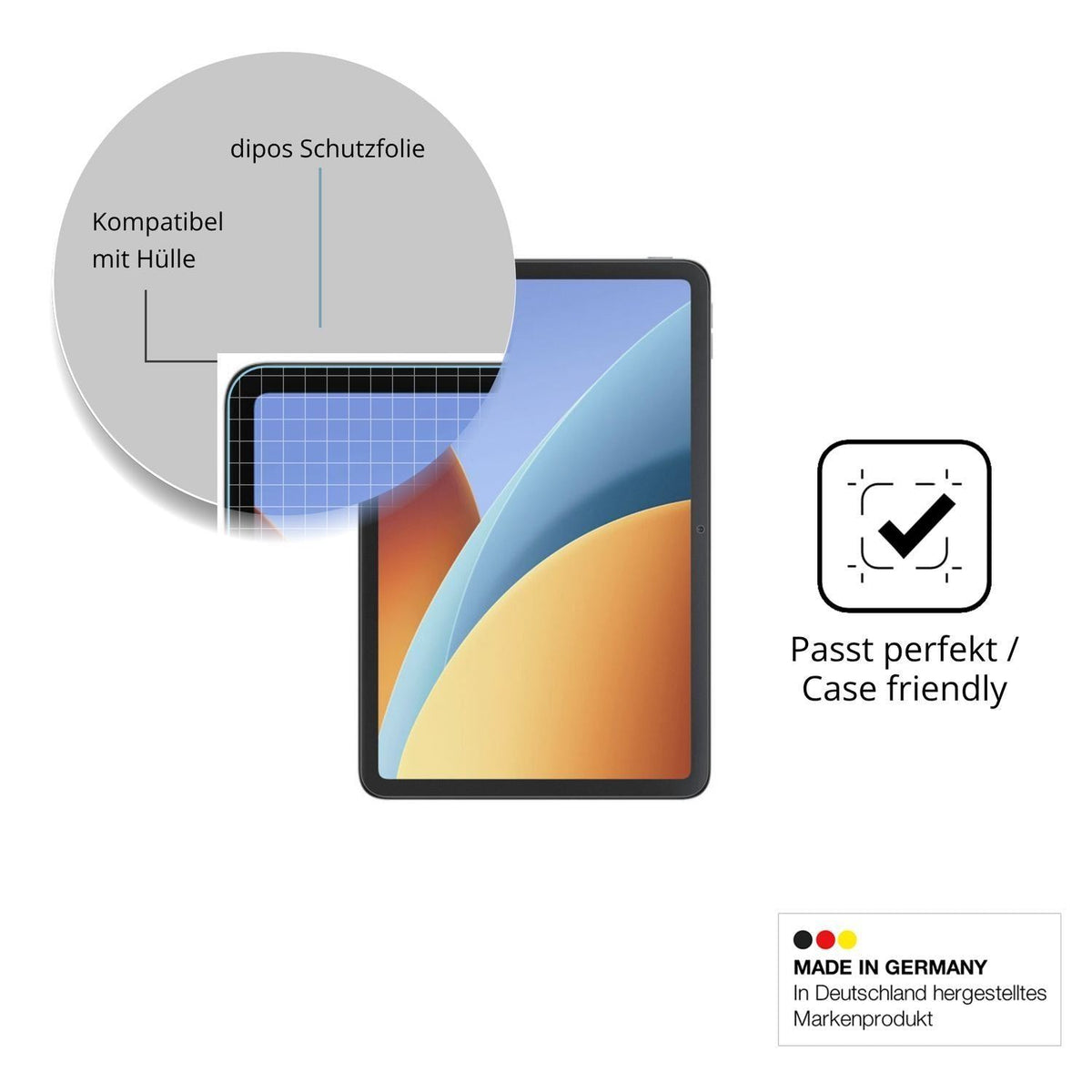 2x Schutzfolie matt für Redmi Pad 2 9.7 Display-Sc (6)
