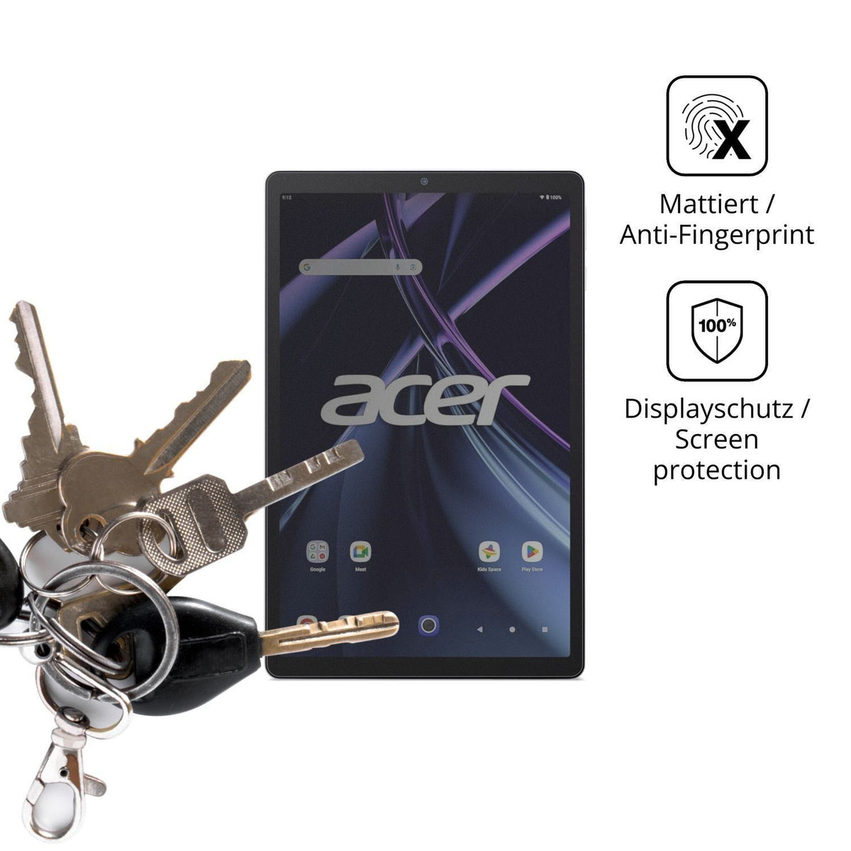 Blickschutzfolie für Acer Iconia Tab A11 matt Schu (3)
