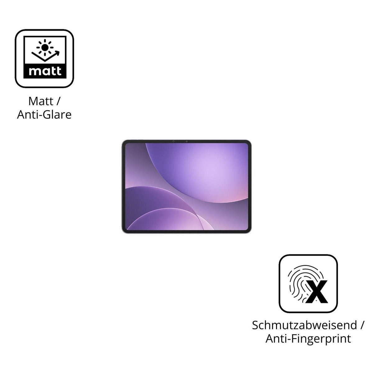 2x Schutzfolie matt für Oppo Pad 5 Display-Schutzf (5)
