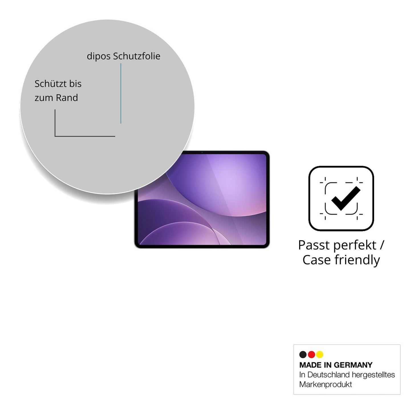 2x 9H Schutzfolie für Oppo Pad 5 Panzerfolie (6)