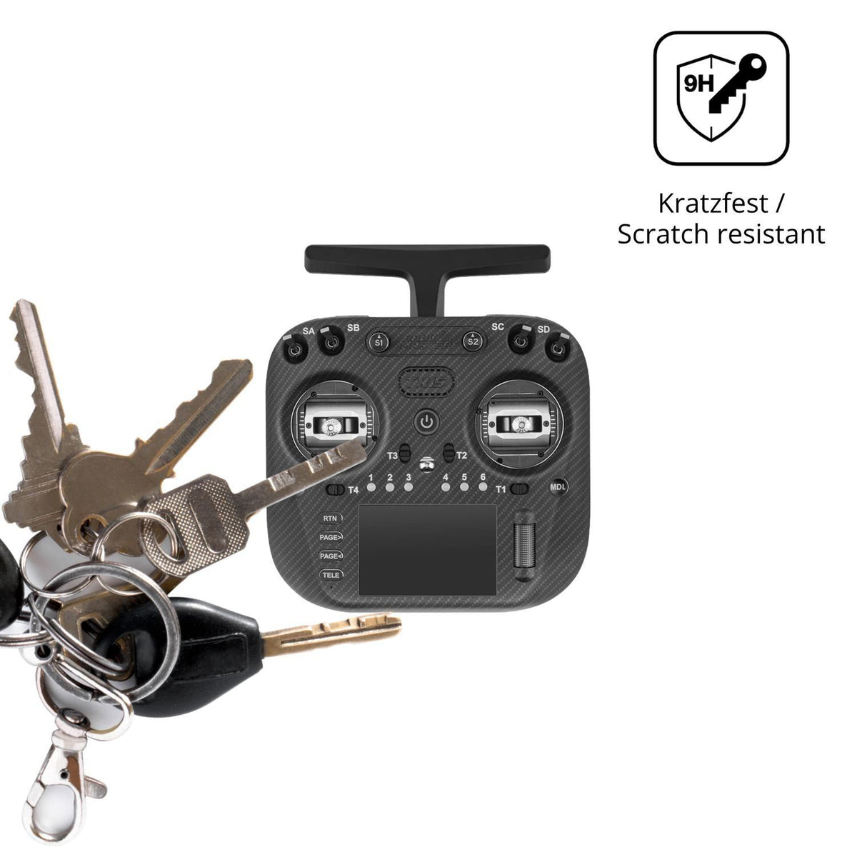2x 9H Schutzfolie für Radiomaster TX15 Panzerfolie (3)