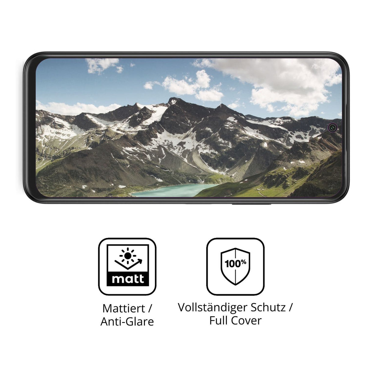 2x Full Cover Schutzfolie matt für SPC Zeus 2 Elit (5)