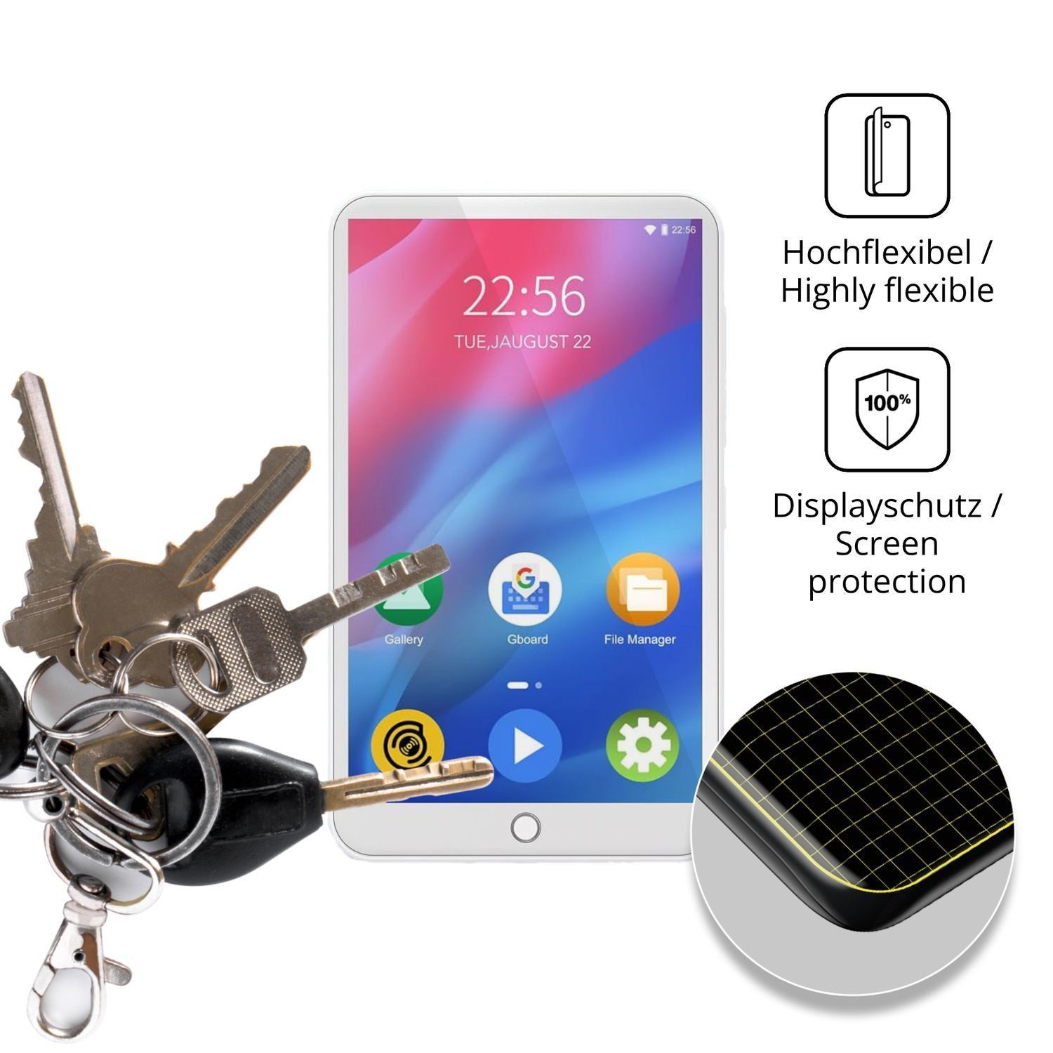 2x 3D Full Cover Schutzfolie für MECHEN H1 Pro (3)