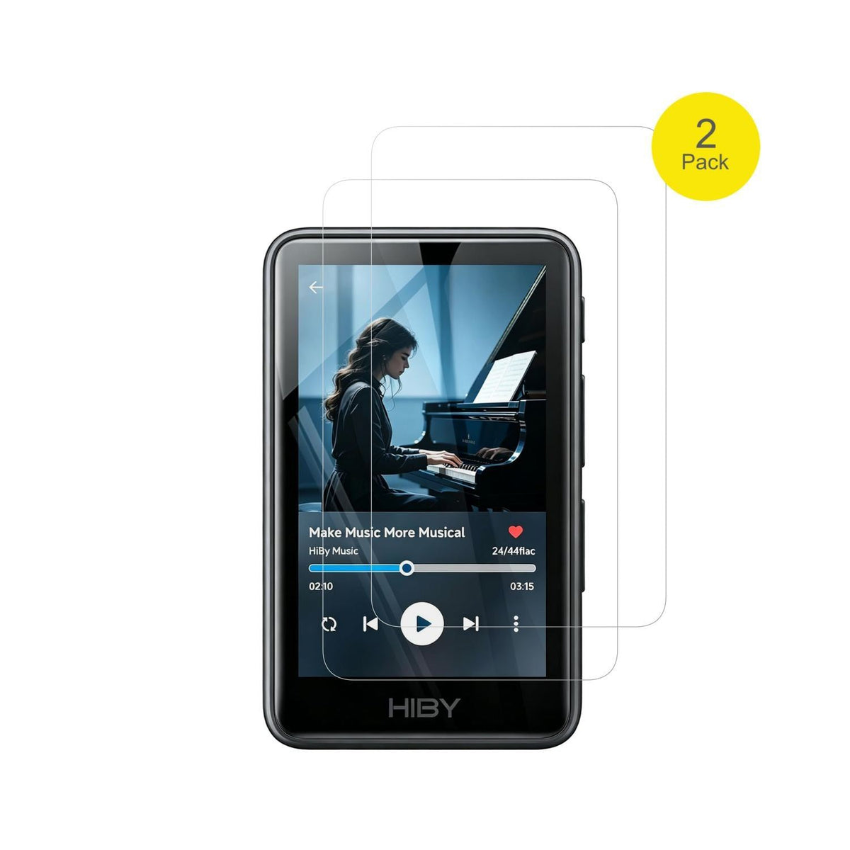2x 3D Full Cover Schutzfolie für HiBy R1 MP3-Playe (2)