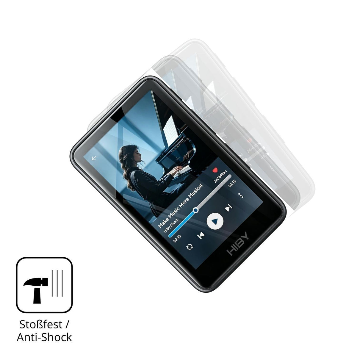 2x 3D Full Cover Schutzfolie für HiBy R1 MP3-Playe (4)