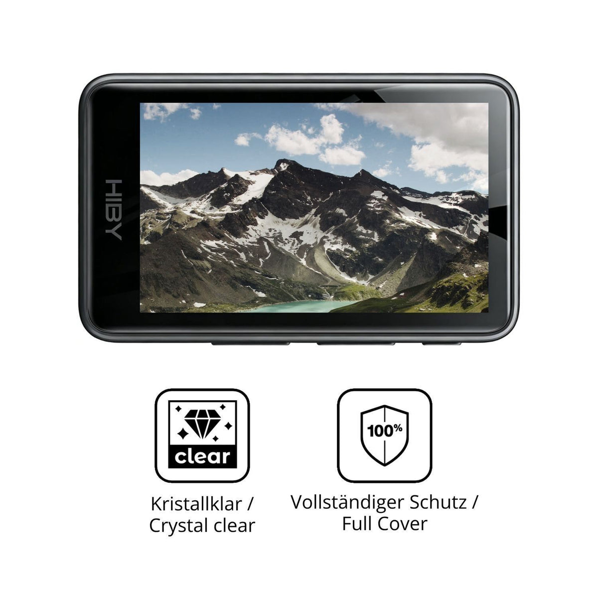 2x 3D Full Cover Schutzfolie für HiBy R1 MP3-Playe (5)