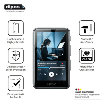 2x 3D Full Cover Schutzfolie für HiBy R1 MP3-Playe (7)