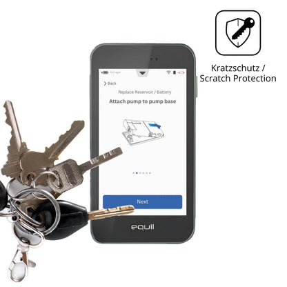 4x Schutzfolie matt für Equil S Patch 300U PDA Dis (4)