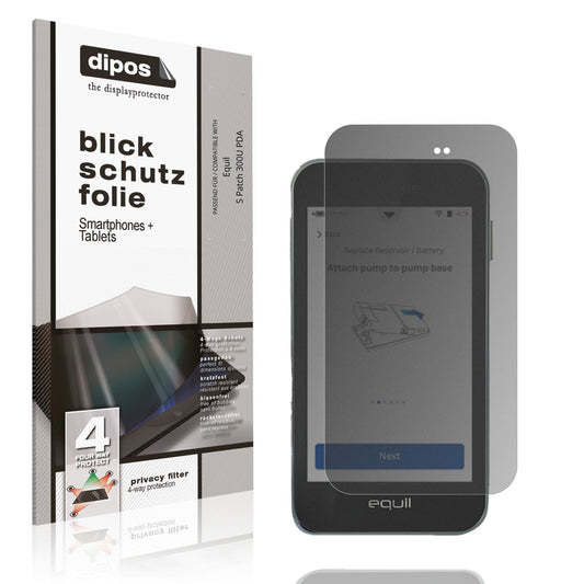 Blickschutzfolie für Equil S Patch 300U PDA matt S (1)