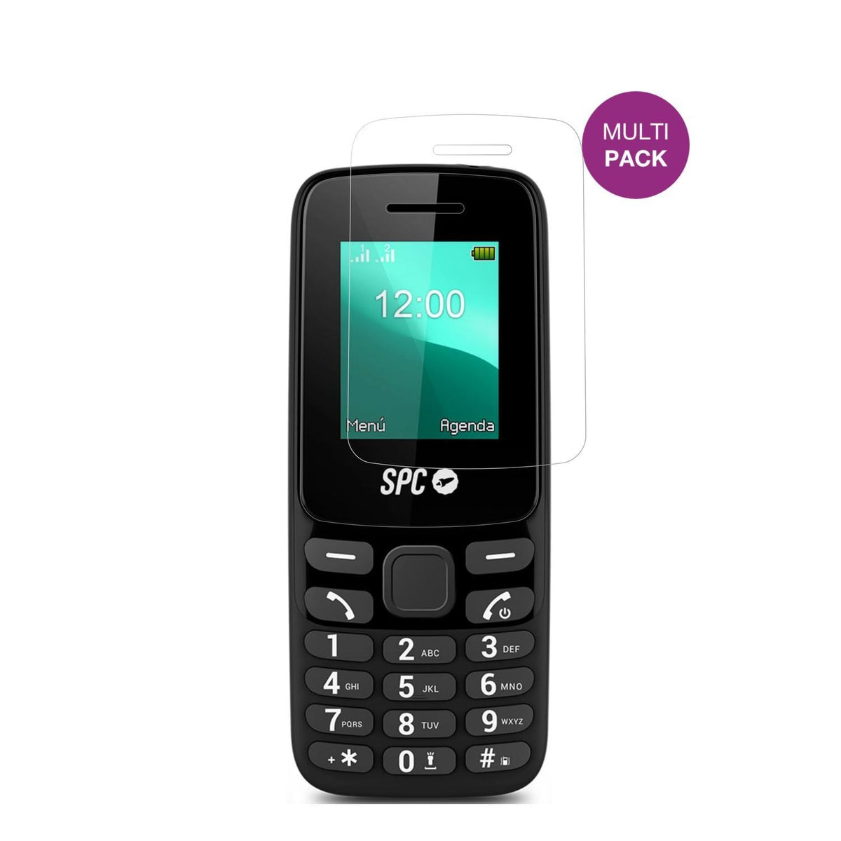 4x Schutzfolie klar für SPC Talk 2 Go Display-Schu (2)